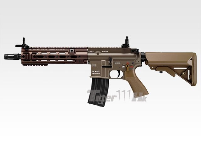 トイガン DELTA HK416 Tokyo Marui DELTA HK416 AEG Rifle(Tan) - Airsoft Tiger111hk