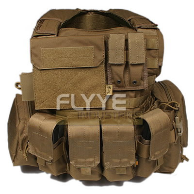 FLYYE Force Recon Vest with Pouch Set Ver.Land(Coyote Brown