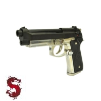 LS Metal LS9A1 (M9A1) GBB Pistol (BK Slide & Barrel w/ SV Frame)