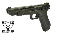 APS金屬滑套Action Combat Pistol (ACP) CO2 GBB手槍比賽版 (黑色)