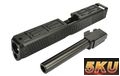 5KU CNC Metal Slide & Barrel Kit for TM G17 (Type 2, Black)