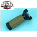 G&P 85mm Ball Ball Foregrip for RAS Series (Black and Tan)